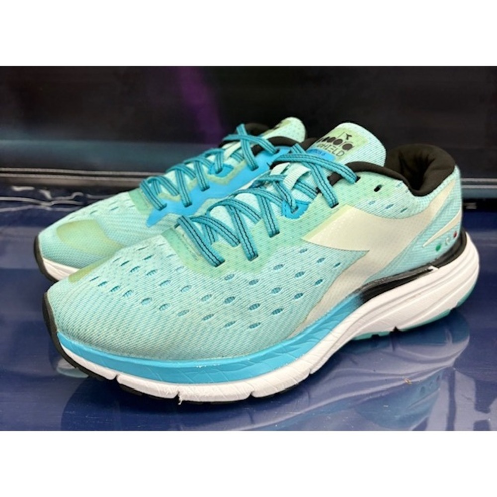 Diadora Mythos 6 Blusheild Teal White Blue C9057 Womens sneakers size 7.5